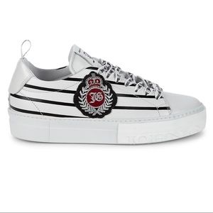 Leather John Galliano sneakers, brand new